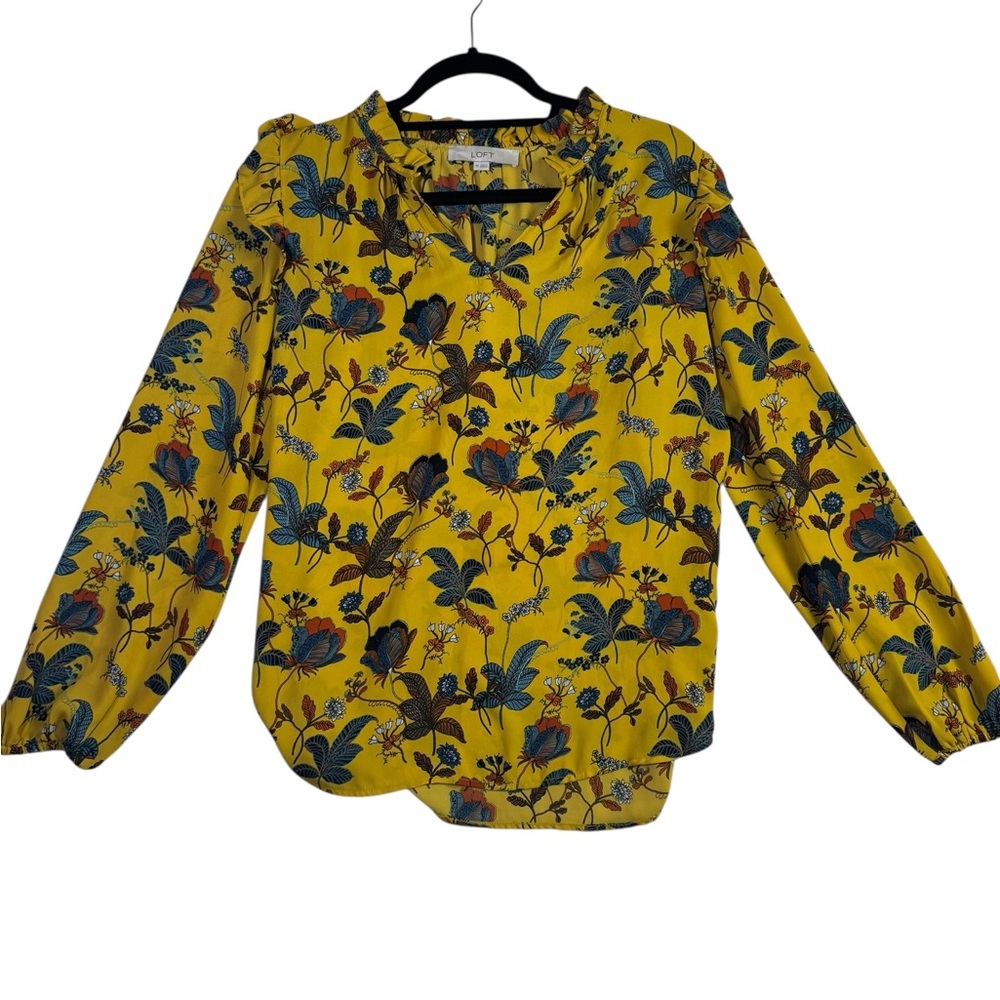 LOFT‎ Floral Print Blouse – Women’s XS